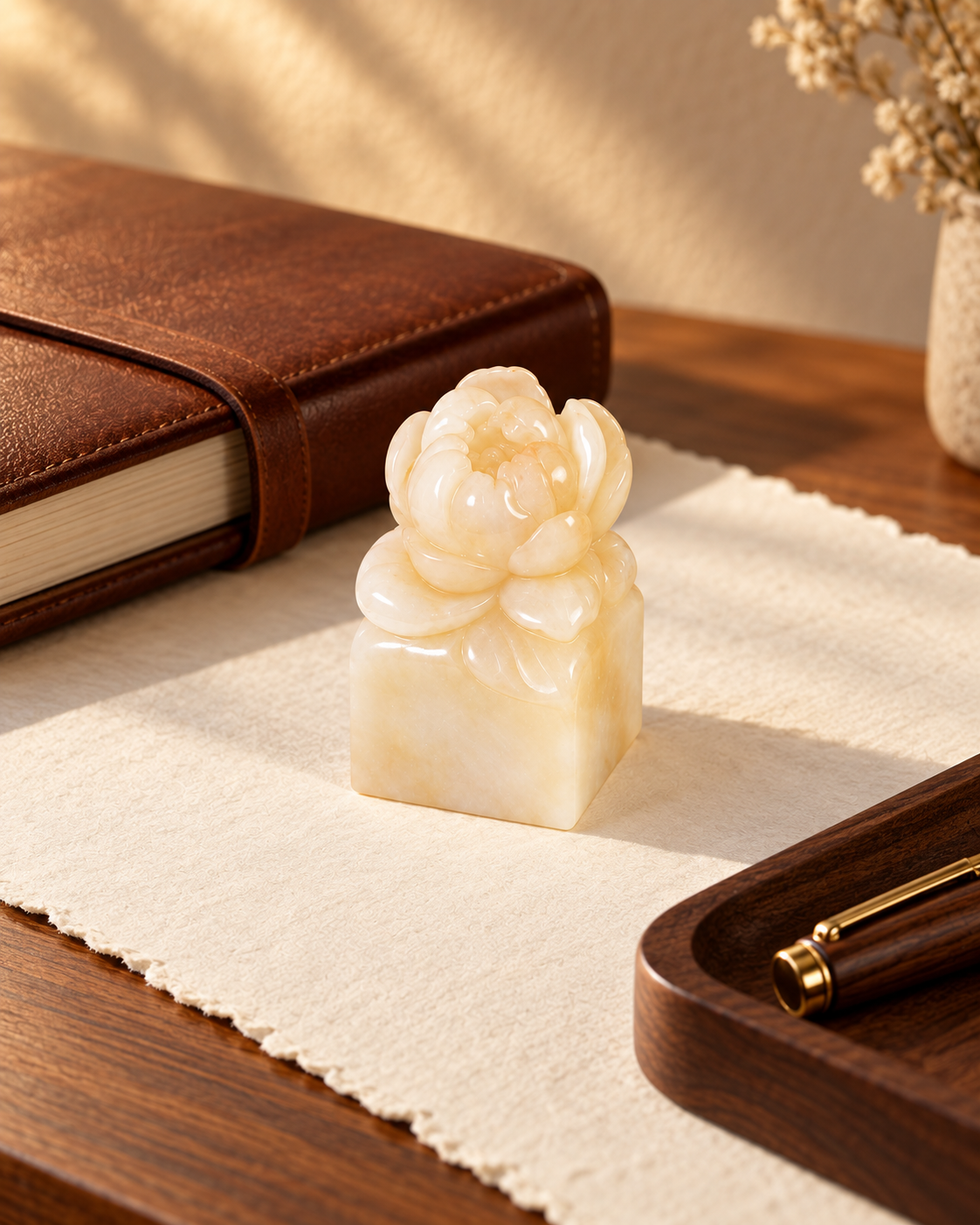 Warm Cream Seal | Rounded Sculptural Detail