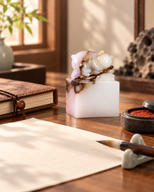 Ink-Wash Panda Seal | Natural Stone