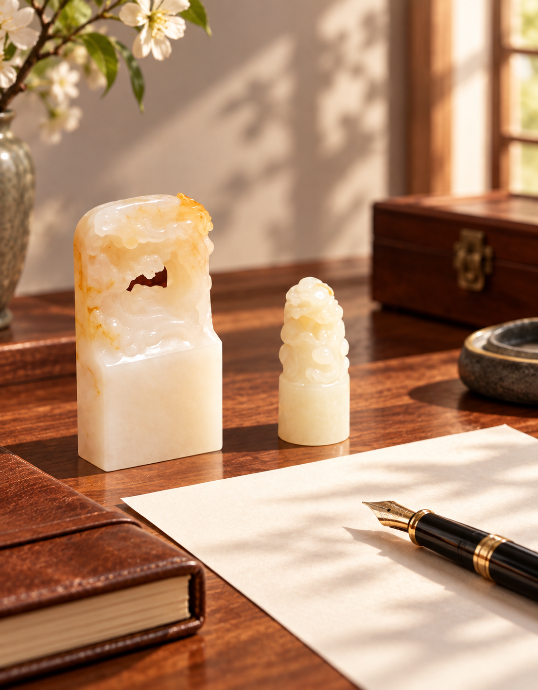 Cream Silhouette Seals | Sculptural Collection