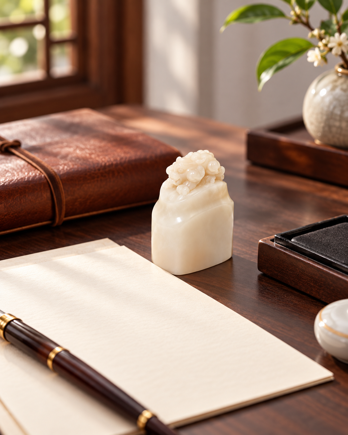 Pearl Cloud Seal | Rounded Pale Design