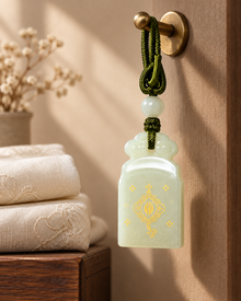 Azure Ruyi Pendant | Tassel Included