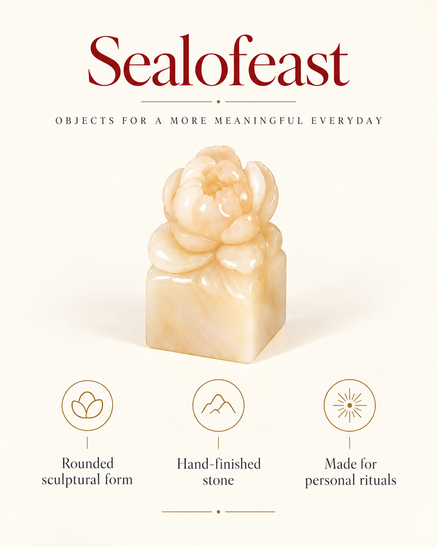 Warm Cream Seal | Rounded Sculptural Detail